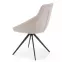 Stolička K431 tkanina/kov svetlý popol 55x54x84,4