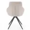 Stolička K431 tkanina/kov svetlý popol 55x54x84,5