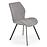 Stolička K360 tkanina/kov popol 51x64x90