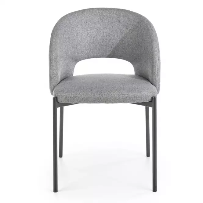 Stolička K373 tkanina/kov popol 51x57x77,2