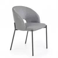 Stolička K373 tkanina/kov popol 51x57x77