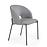 Stolička K373 tkanina/kov popol 51x57x77