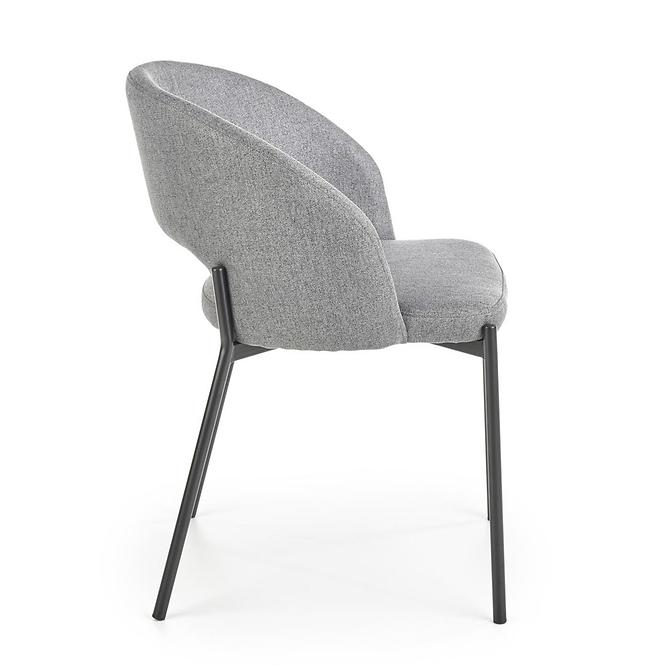 Stolička K373 tkanina/kov popol 51x57x77