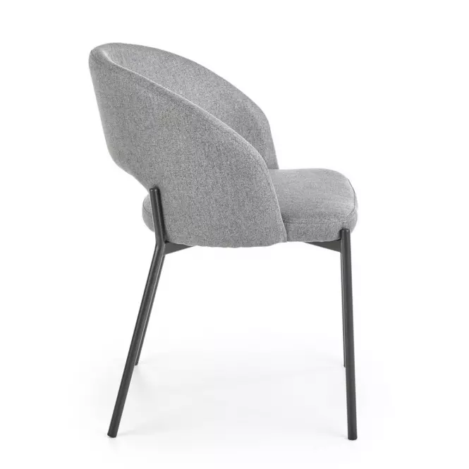 Stolička K373 tkanina/kov popol 51x57x77,3