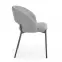 Stolička K373 tkanina/kov popol 51x57x77,3