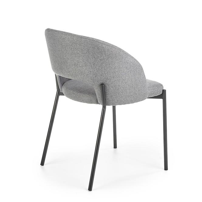 Stolička K373 tkanina/kov popol 51x57x77