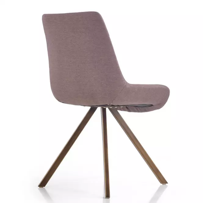 Stolička K290 tkanina/kov popol 55x59x85