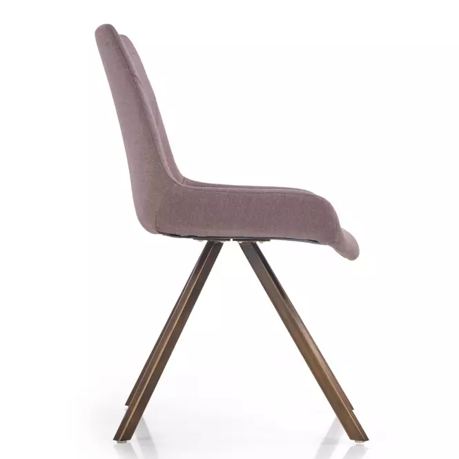 Stolička K290 tkanina/kov popol 55x59x85,6