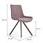 Stolička K290 tkanina/kov popol 55x59x85,9