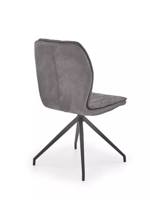 Stolička K237 tkanina/kov popol 49x62x90