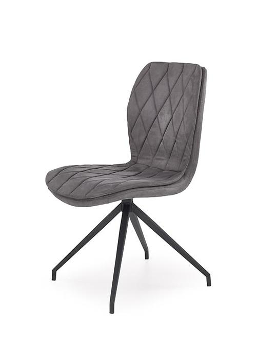 Stolička K237 tkanina/kov popol 49x62x90