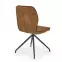 Stolička K237 tkanina/kov hnedá 49x62x90,3