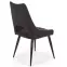 Stolička K369 tkanina/kov tmavý popol 48x58x92,5