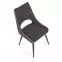 Stolička K369 tkanina/kov tmavý popol 48x58x92,6