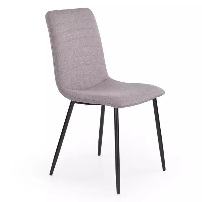 Stolička K251 tkanina/kov popol 44x55x88