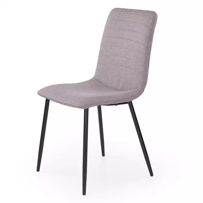 Stolička K251 tkanina/kov popol 44x55x88