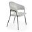 Stolička K359 tkanina/kov svetlý popol 58x55x84
