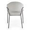 Stolička K359 tkanina/kov svetlý popol 58x55x84,3
