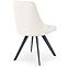Stolička K206 kov/ekokoža biela 48x58x87,2