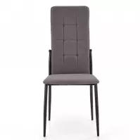 Stolička K334 tkanina/kov tmavý popol 45x54x103