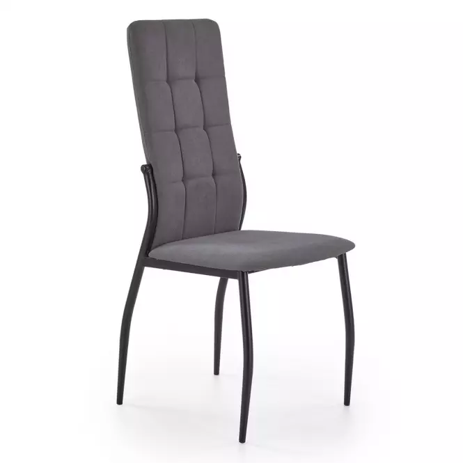 Stolička K334 tkanina/kov tmavý popol 45x54x103
