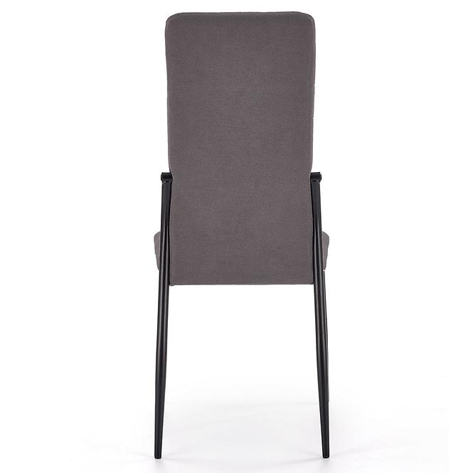 Stolička K334 tkanina/kov tmavý popol 45x54x103