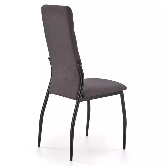 Stolička K334 tkanina/kov tmavý popol 45x54x103