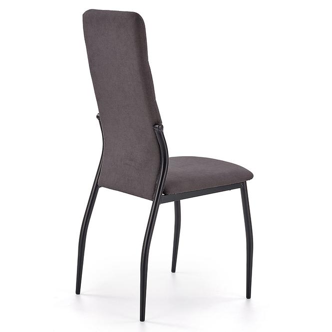 Stolička K334 tkanina/kov tmavý popol 45x54x103