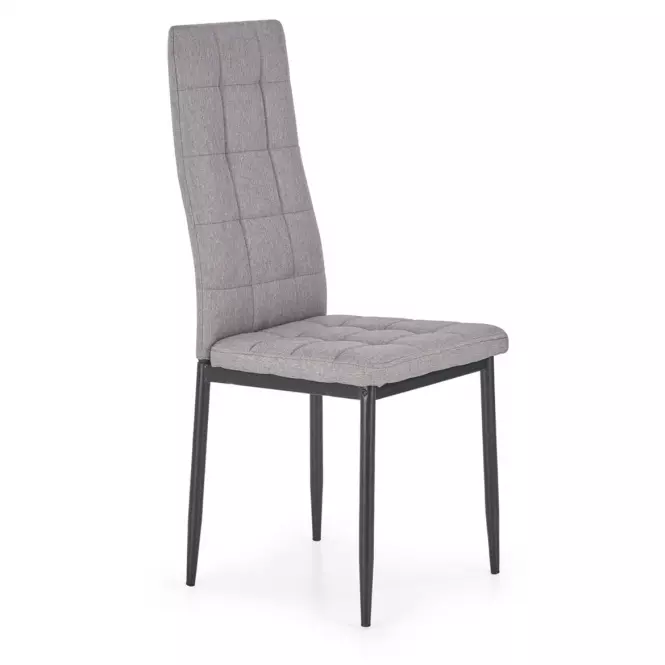 Stolička K292 tkanina/kov popol 45x65x98