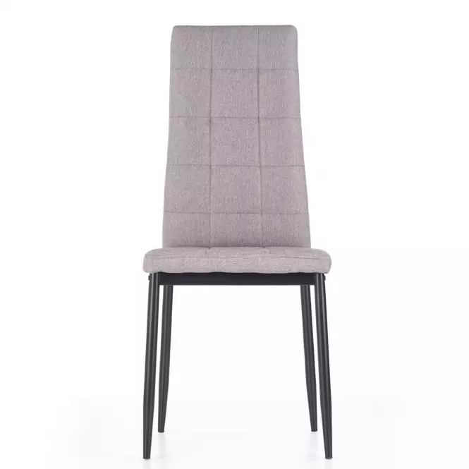 Stolička K292 tkanina/kov popol 45x65x98