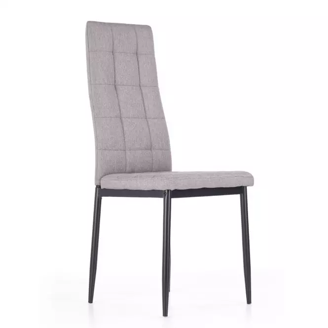 Stolička K292 tkanina/kov popol 45x65x98