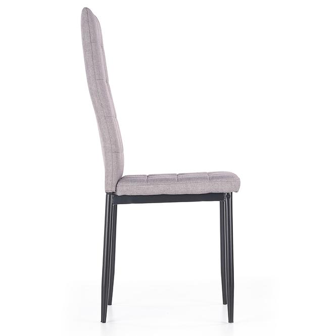 Stolička K292 tkanina/kov popol 45x65x98