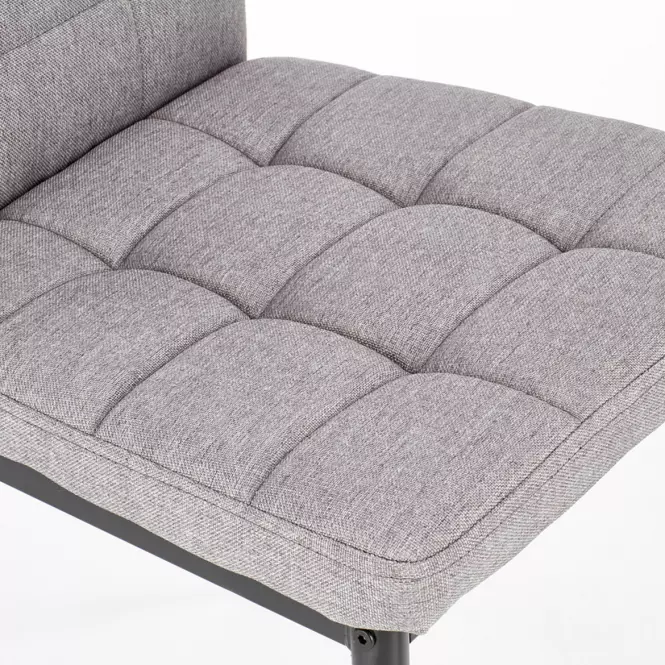 Stolička K292 tkanina/kov popol 45x65x98
