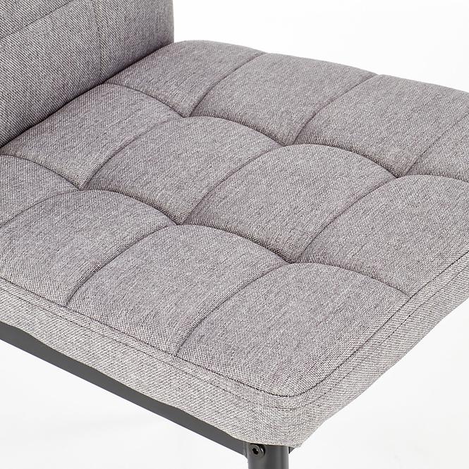 Stolička K292 tkanina/kov popol 45x65x98,7