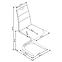 Stolička K188 kov/ekokoža biela 46x63x101,4