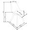 Stolička K245 polypropylén/ekokoža/polykarbonát biela/transp.,4