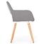 Stolička K283 tkanina/drevo popol 56x56x80,7
