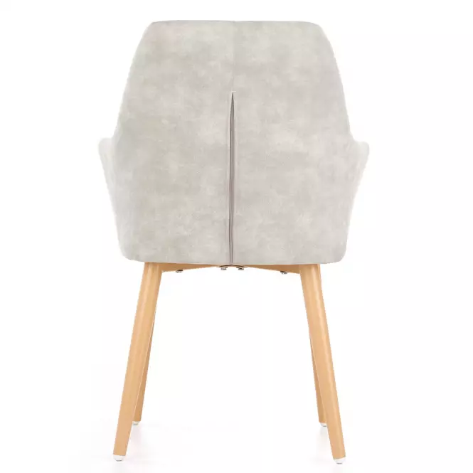 Stolička K287 ekokoža/kov popol 58x61x85