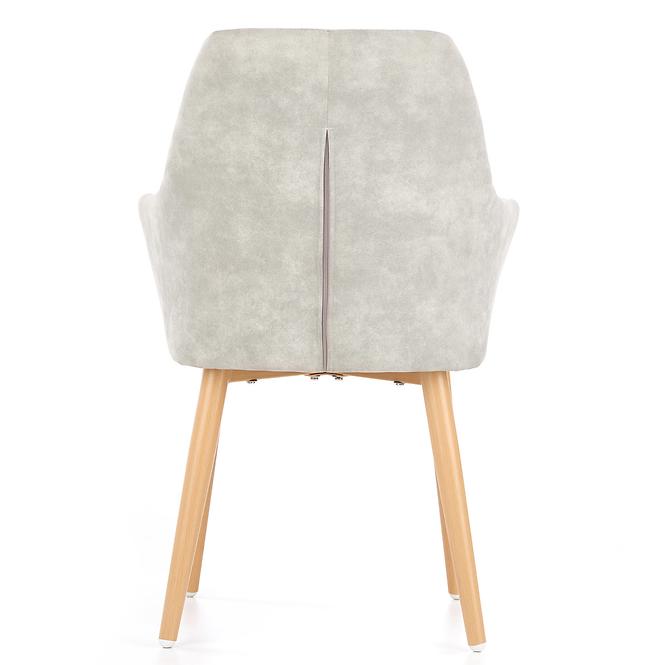 Stolička K287 ekokoža/kov popol 58x61x85