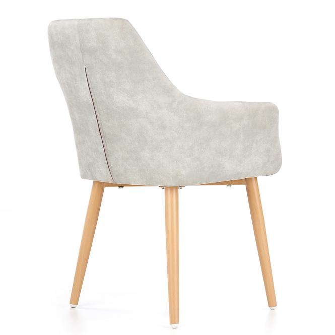Stolička K287 ekokoža/kov popol 58x61x85