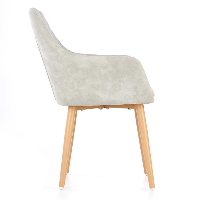 Stolička K287 ekokoža/kov popol 58x61x85