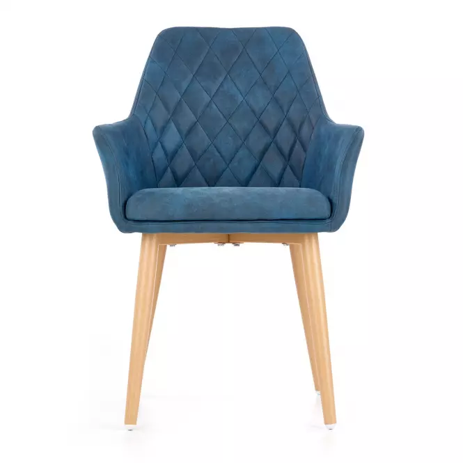 Stolička K287 ekokoža/kov granát 58x61x85
