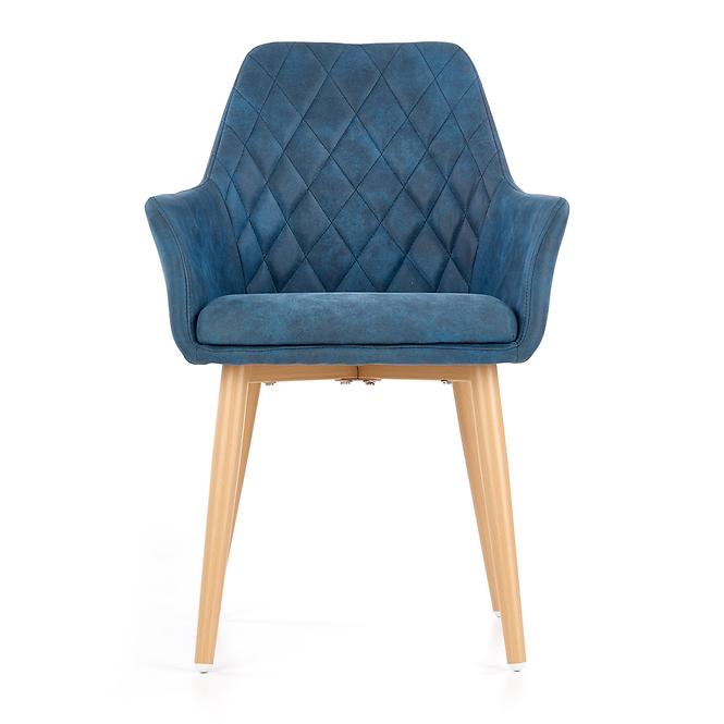 Stolička K287 ekokoža/kov granát 58x61x85