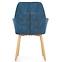 Stolička K287 ekokoža/kov granát 58x61x85,3