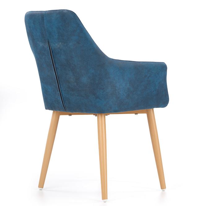 Stolička K287 ekokoža/kov granát 58x61x85