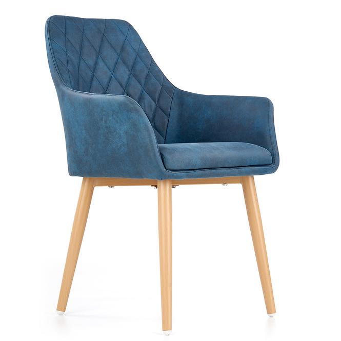 Stolička K287 ekokoža/kov granát 58x61x85