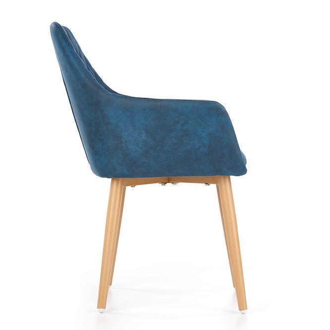 Stolička K287 ekokoža/kov granát 58x61x85
