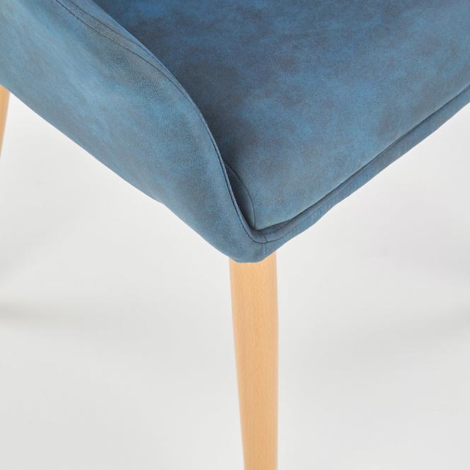 Stolička K287 ekokoža/kov granát 58x61x85