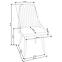 Stolička K285 tkanina/kov béž 56x49x91,3