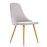 Stolička K285 tkanina/kov svetlý popol 56x49x91